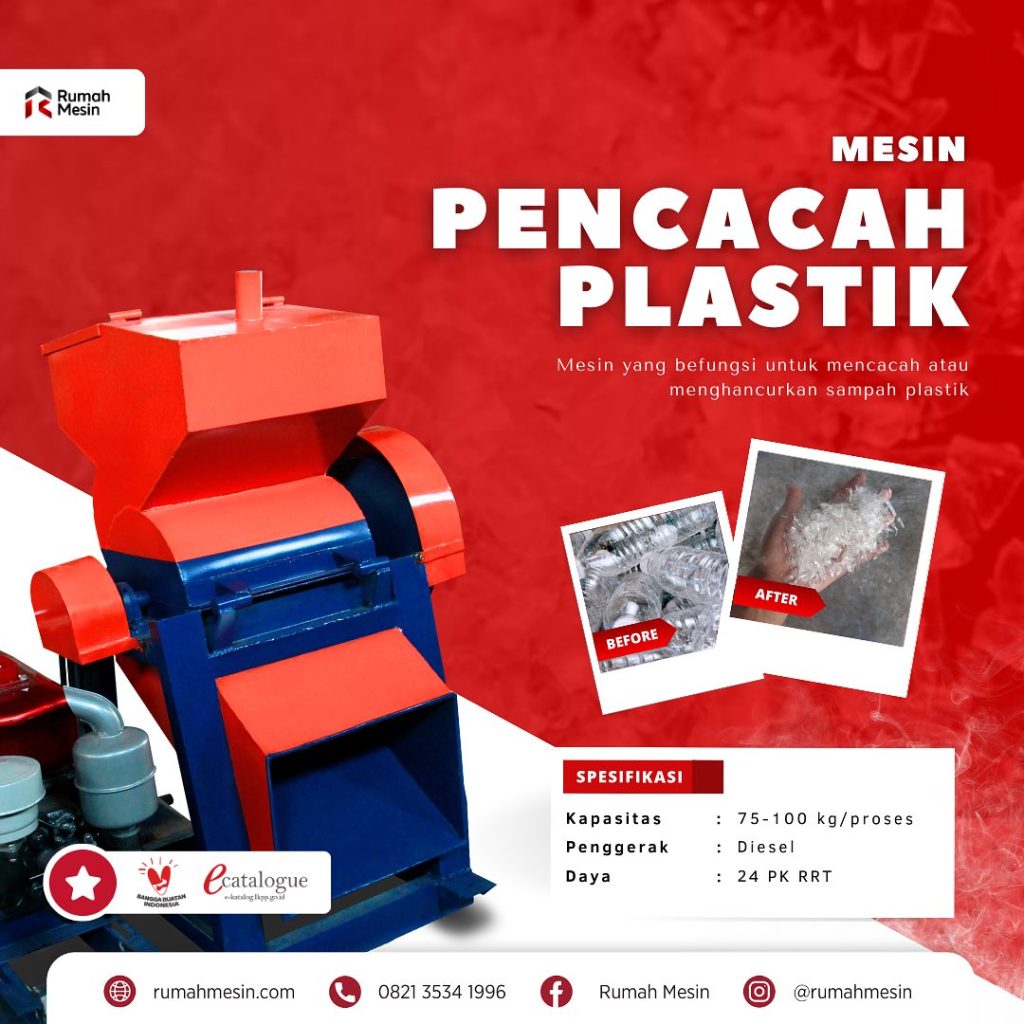 mesin pencacah plastik
