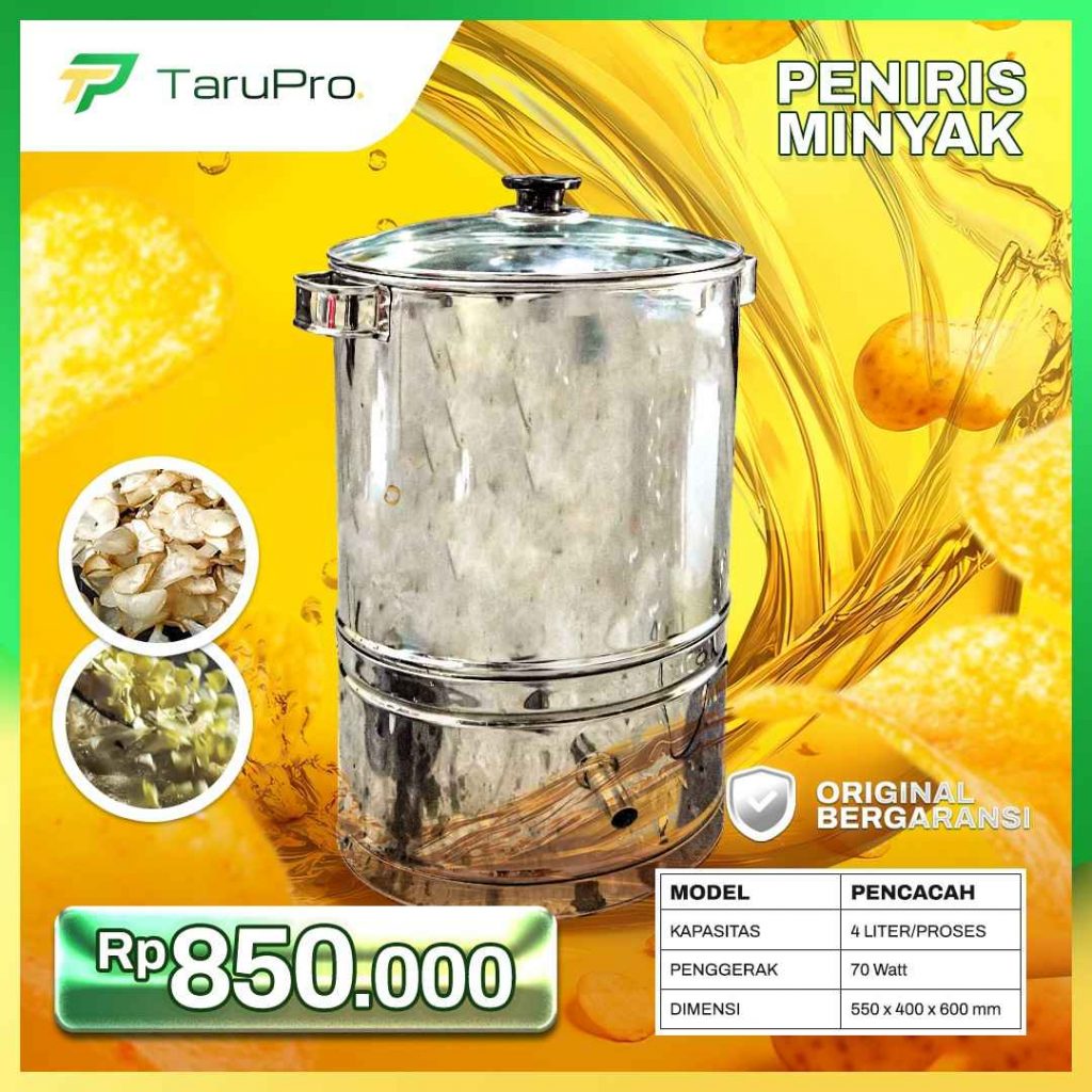 Harga Mesin Spinner Minyak dan Air