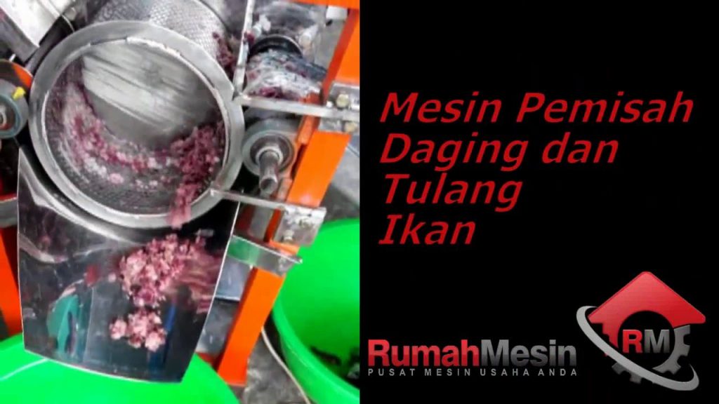 Mesin Pemisah Daging dan Tulang Ikan