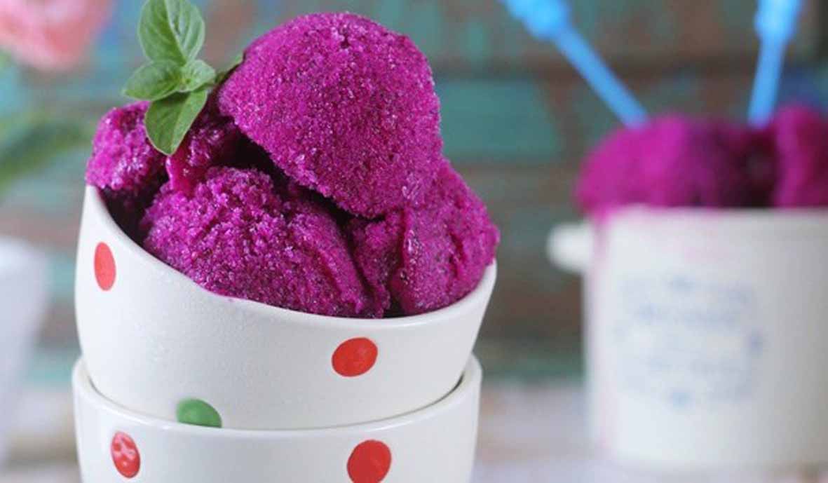 Resep Cara Membuat Es Krim  Buah Naga dengan Mudah