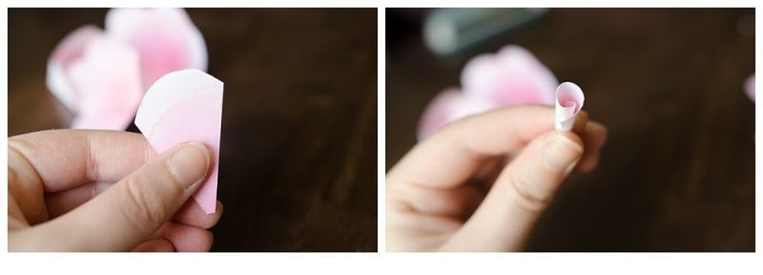 cara membuat bunga dari kertas