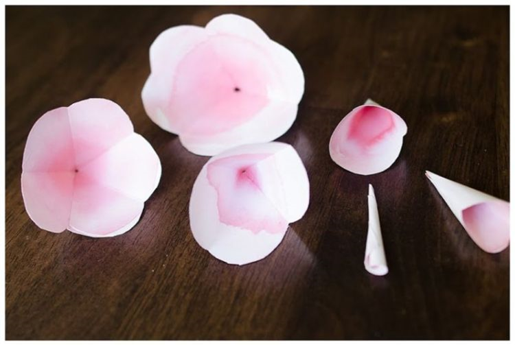 cara membuat bunga dari kertas