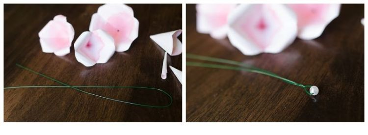 cara membuat bunga dari kertas