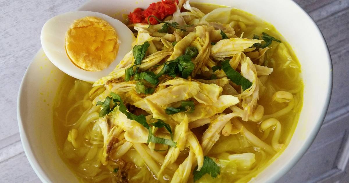 gambar soto ayam khas lamongan