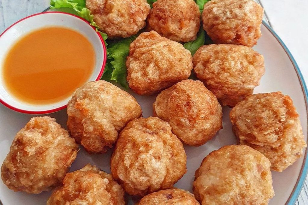 Resep bakso udang goreng