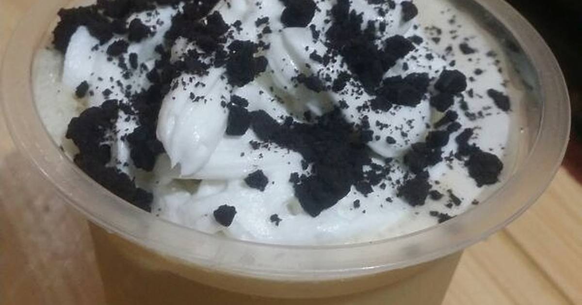 resep es cappucino oreo