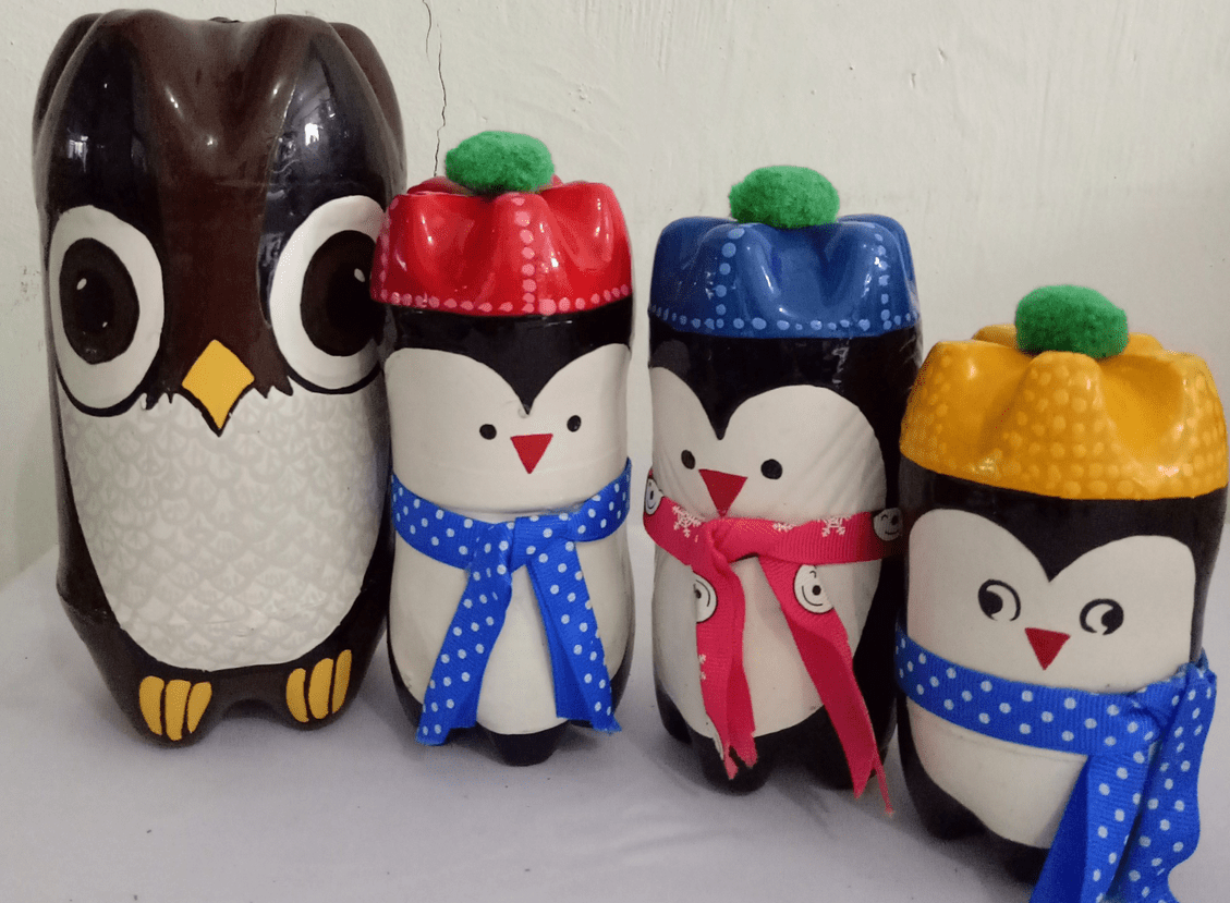 Cara Membuat Kerajinan Dari Plastik Boneka Pinguin