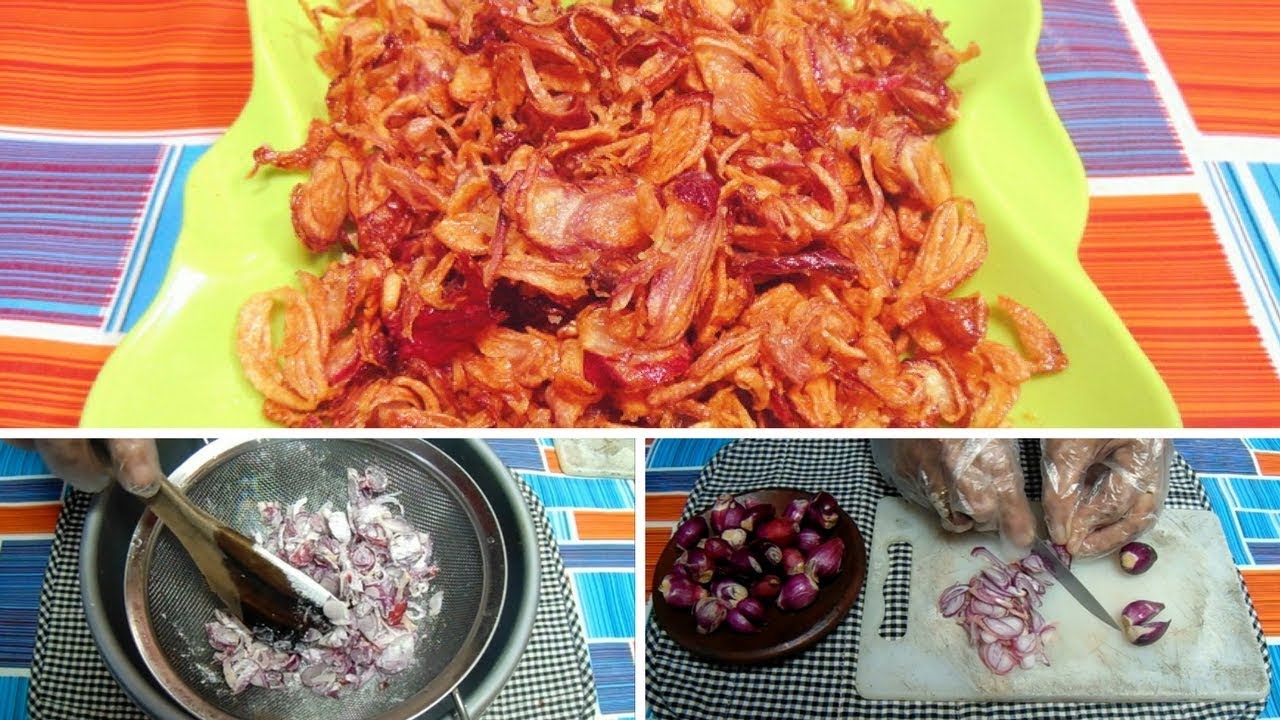 cara bikin bawang goreng rasa balado
