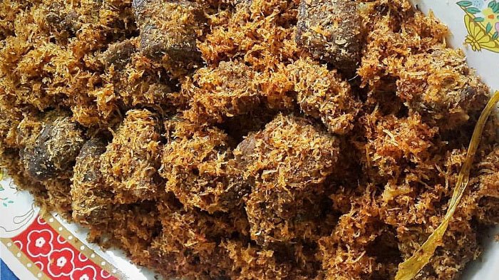 cara membuat daging serundeng yang empuk