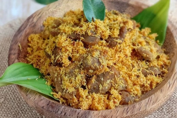 cara membuat daging serundeng dengan mudah