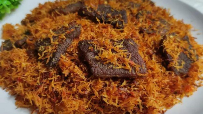 cara membuat daging serundeng sapi