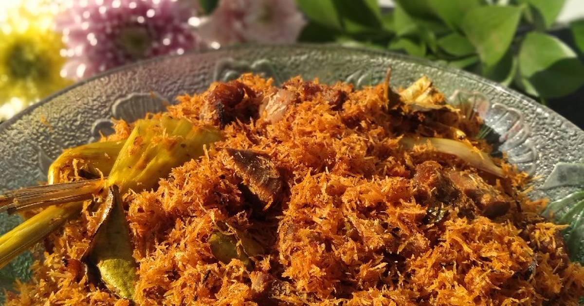 cara membuat daging serundeng tahan lama