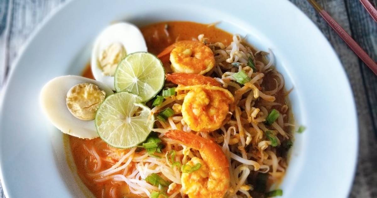cara membuat laksa seafood