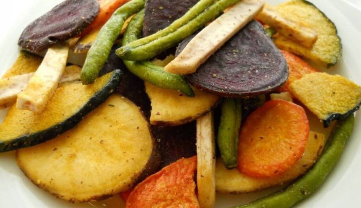 cara membuat snack sayuran kering