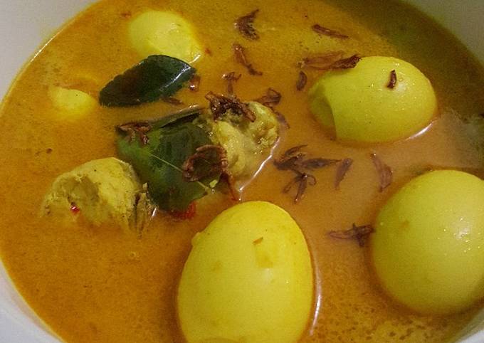 resep kari ayam telur