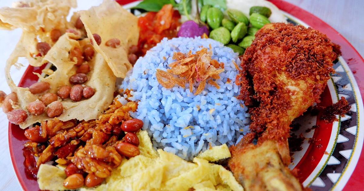 nasi biru