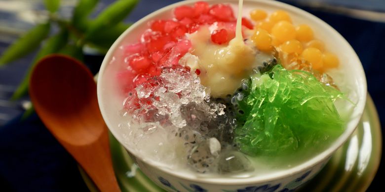 cara membuat es campur 