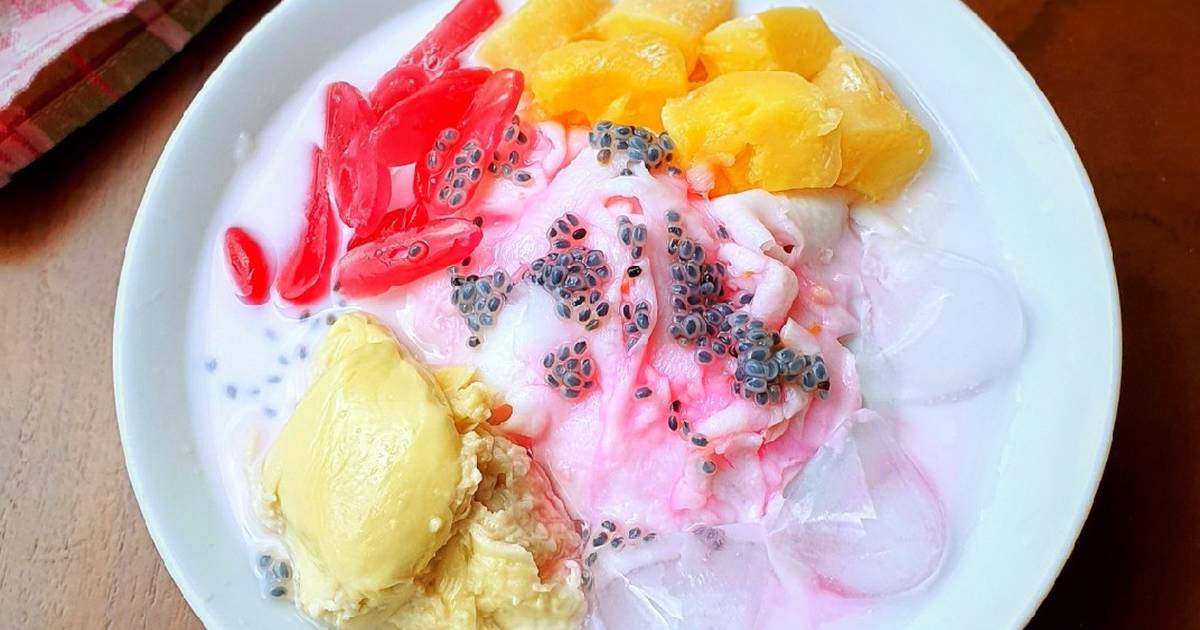 cara membuat es campur untuk jualan dari bahan durian