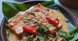 Sambal Pecak Tempe Kukus Santan