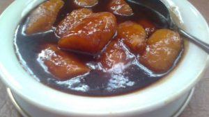 kolak pisang kuah kopi