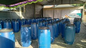 cara membuat komposter drum