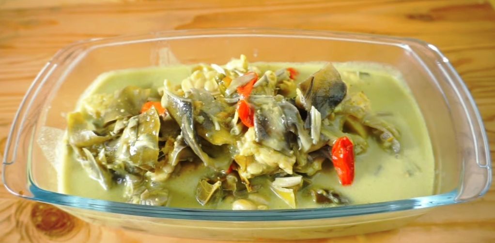 jantung pisang gulai