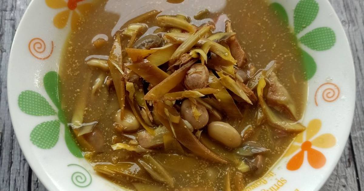 olahan jantung pisang mix kacang