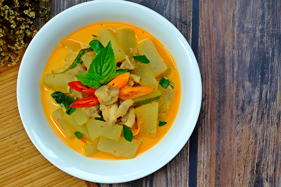 sayur labu kuning dan santan