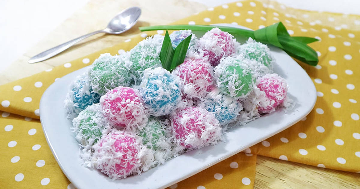 klepon warna-warni
