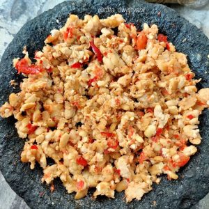 Sambal bawang tempe