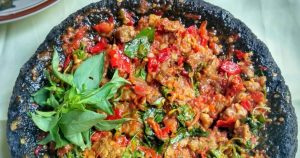 sambal tempe kemangi