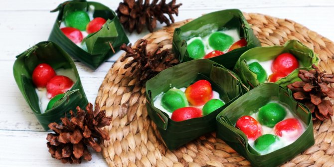 olahan tepung ketan dan santan