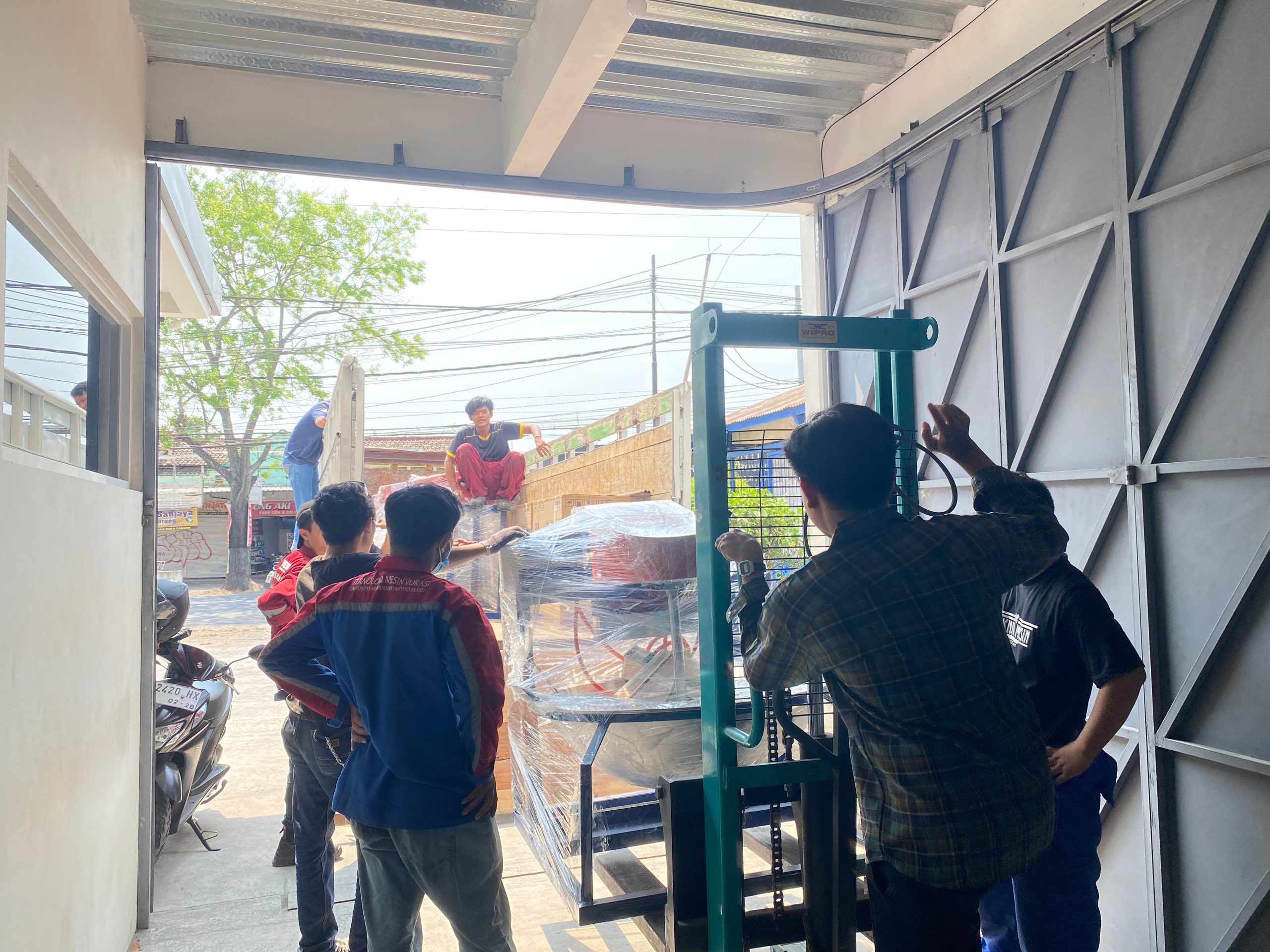 Rumah Mesinn Mengirimkan Mesin Pengolahan Hasil Hortikultura 