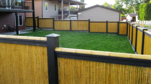 Cara membuat pagar bambu