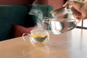 Air hangat untuk pembuatan santan kelapa