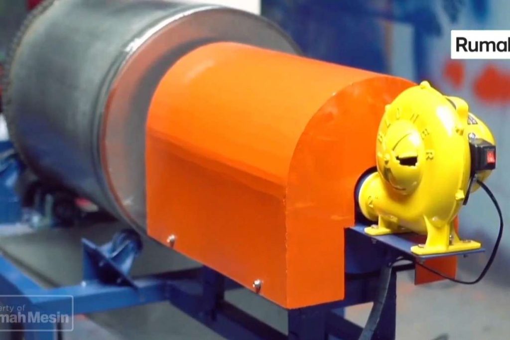 penggunaan mesin rotary dryer