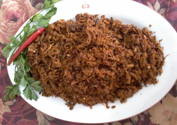 aneka olahan abon sapi