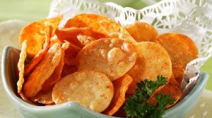 metode mengeringkan minyak pada keripik