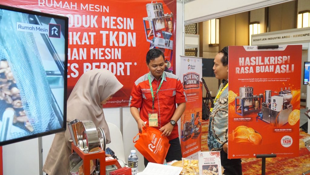 Stand Rumah Mesin di Business Matching Semarang