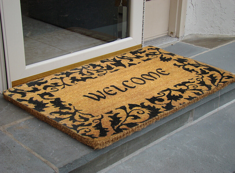 cara membuat keset dari sabut kelapa