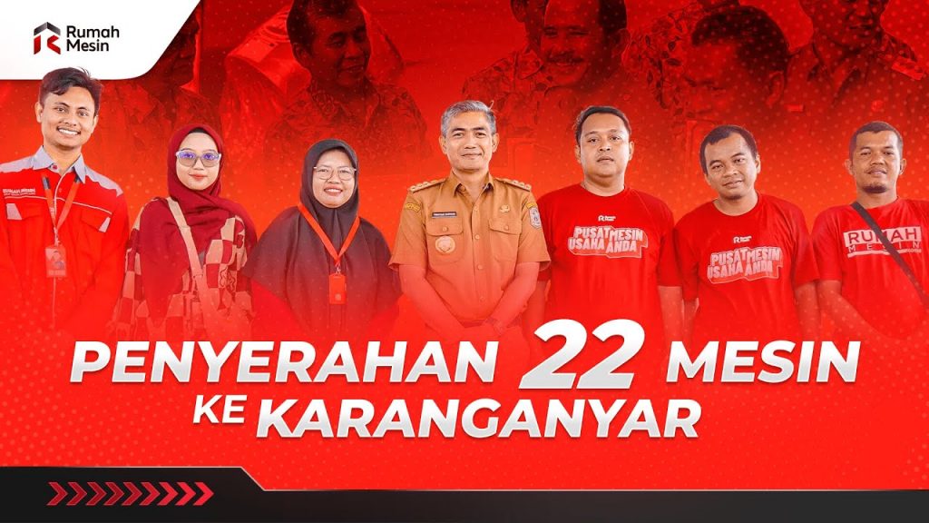 Penyerahan Mesin Pengolahan Singkong di Karanganyar