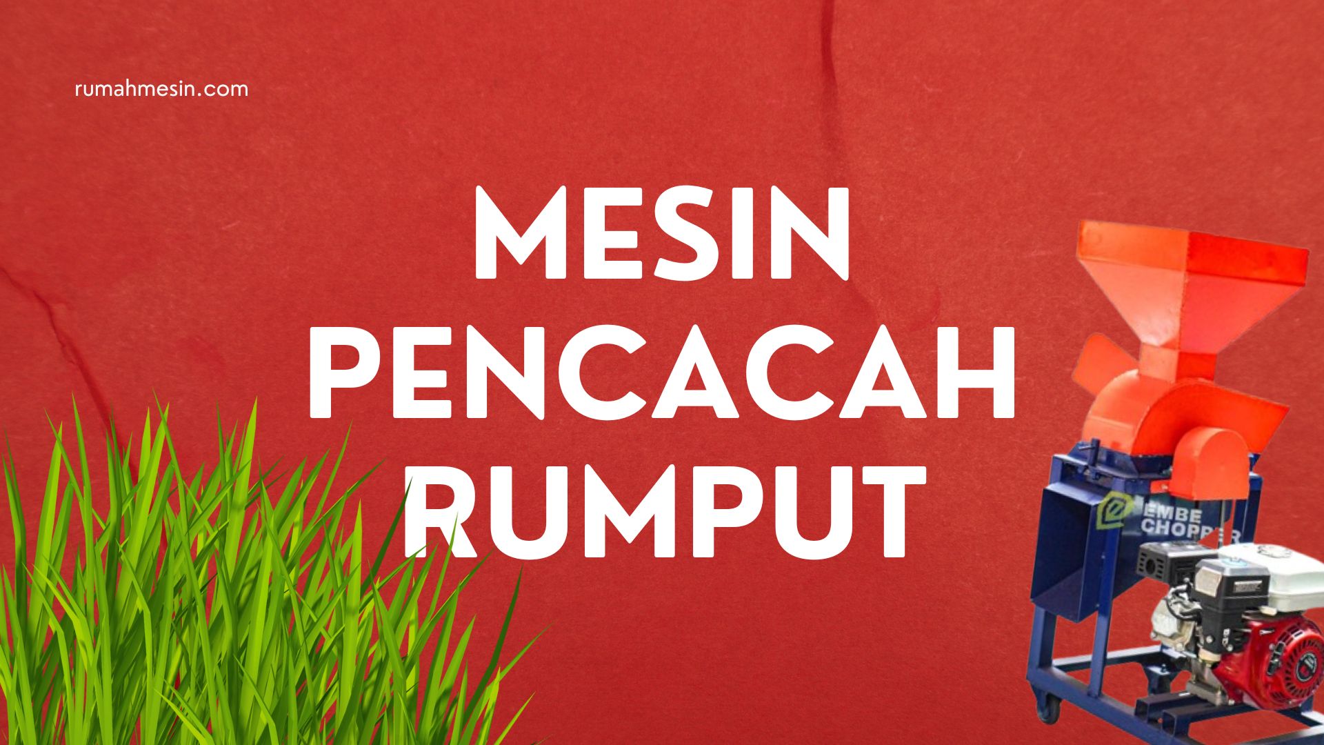 mesin pencacah rumput
