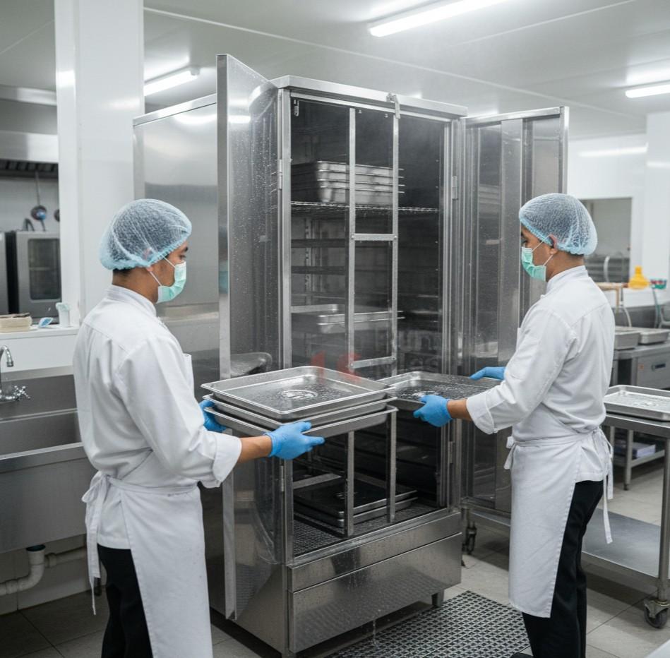 Proses Pengeringan Foodtray dengan Mesin Pengering Foodtray