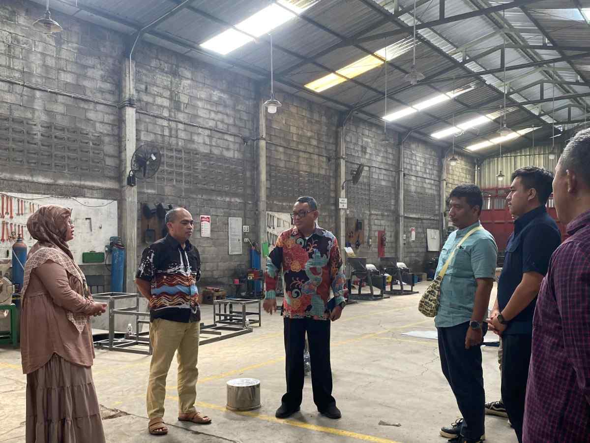 Suasana Kunjungan Kementerian Transmigrasi di Workshop