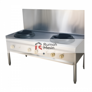 kompor kuali ring 2 tungku