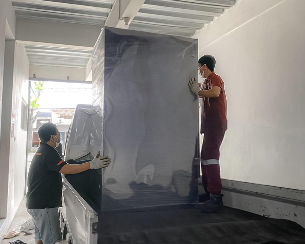 Pengiriman Mesin Pengering Food tray ke Tuban