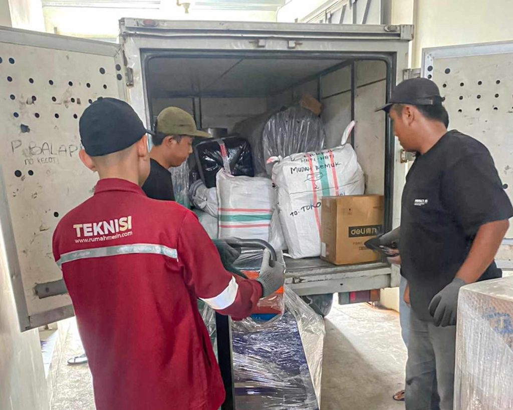 Pengiriman Mesin Pencacah Organik ke Ciamis