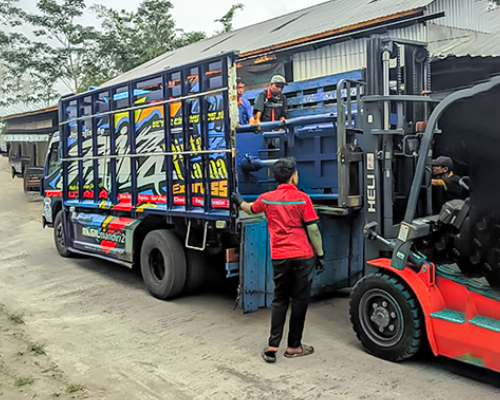 Pengiriman Mesin Pengolahan Sampah Jakarta