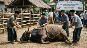 Cara Merobohkan Sapi Kurban dengan Metode Burley