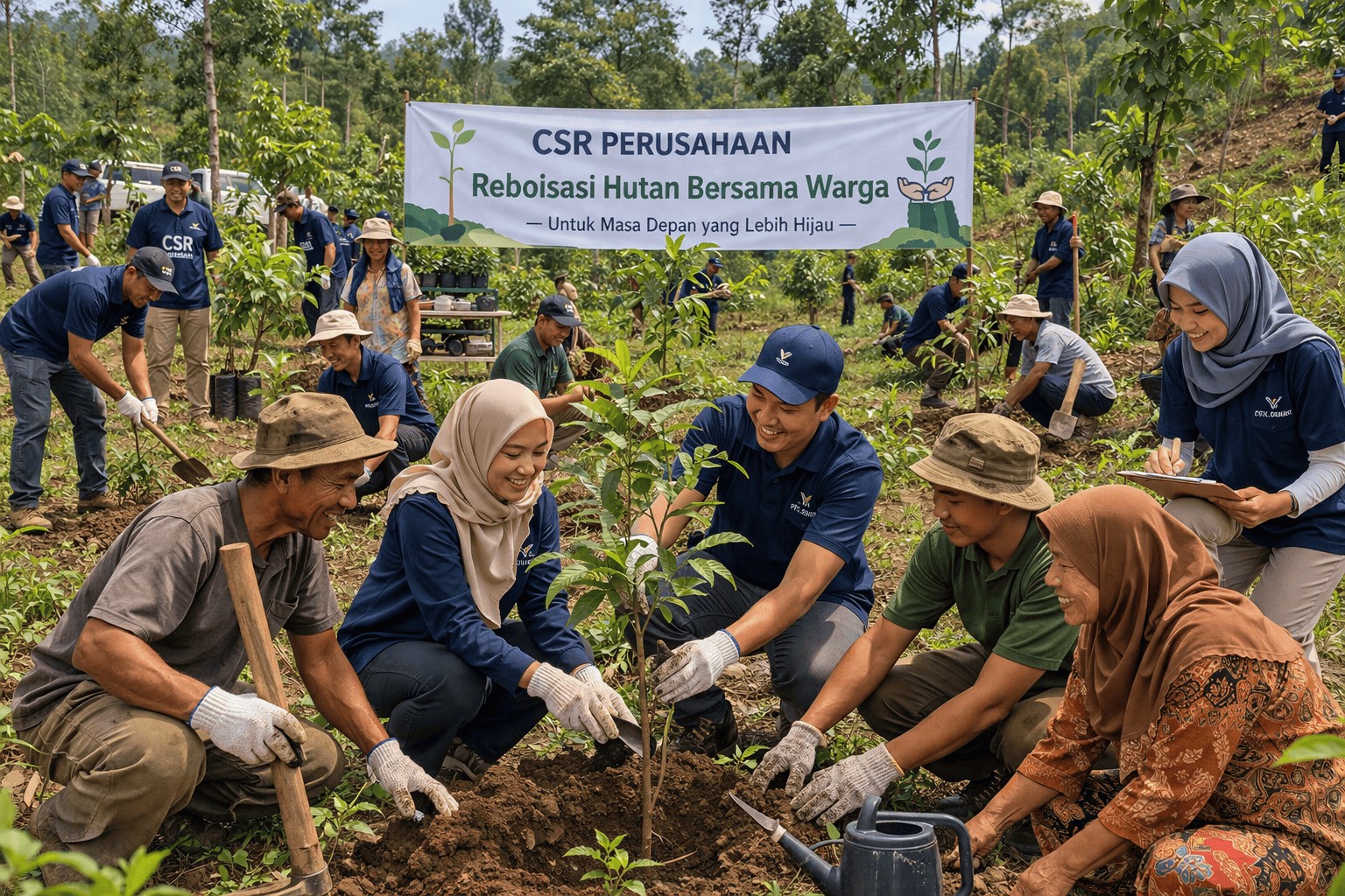 Ilustrasi Kegiatan Salah Satu Jenis CSR 